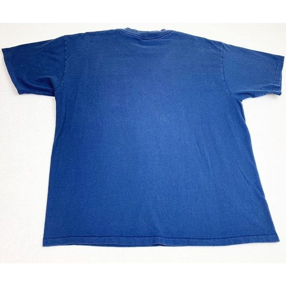 Vintage Large Mouth Bass Fish T-Shirt XL Blue Missouri Single Stitch - Picture 2 of 8